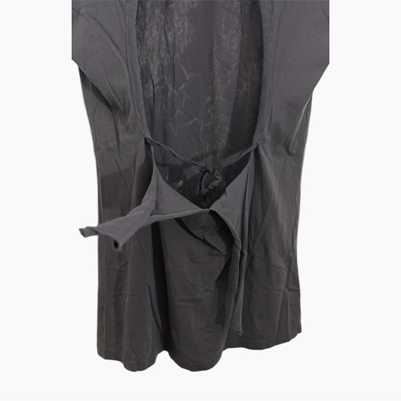 AllSaints AllSaints Spitalfields Dark Gray Tunic with White Nature Skull Graphic - Picture 10 of 14